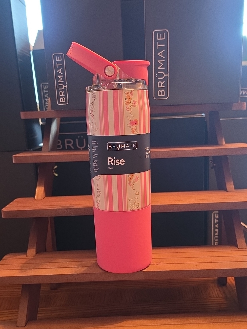 BruMate Rise 25oz Cascading Florals Insulated Water Bottle
